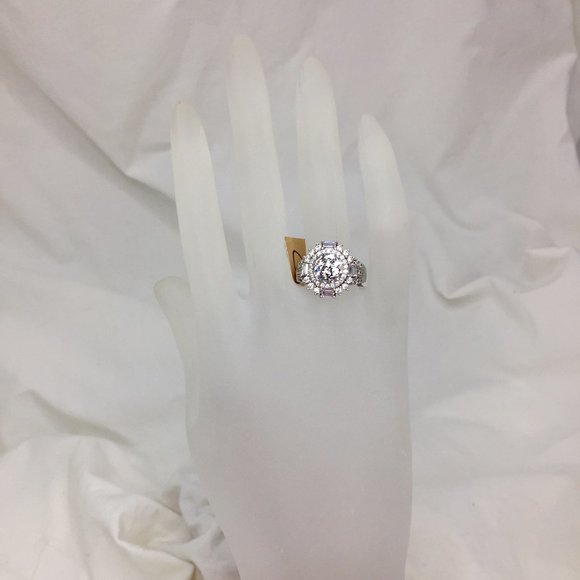 JTV Bella Luce CZ Cocktail Ring - NWT - Sz 7 - Fiery Stones! - Picture 11 of 14